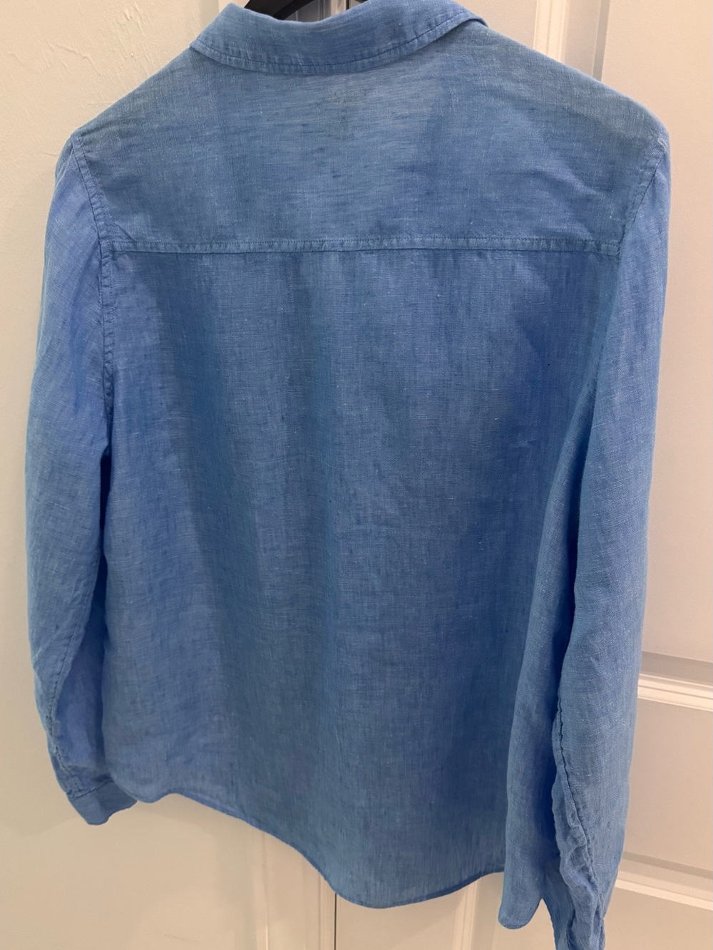 Lily Pulitzer Sea View Linen Button Down Top Size XL - Picture 4 of 6